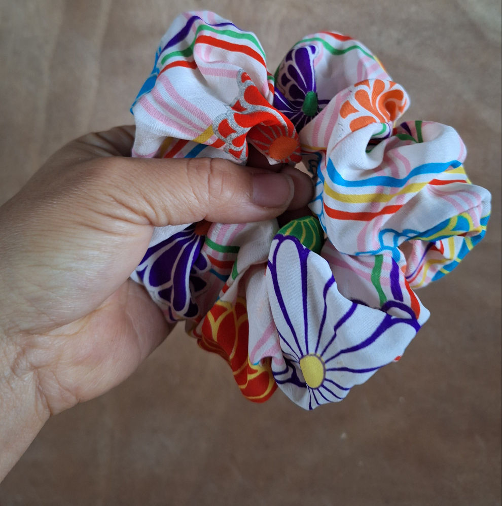 Scrunchies - Vintage Kimono